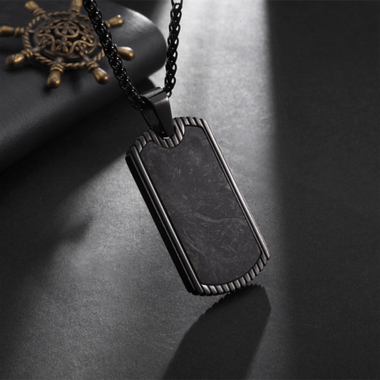 Halskette 'Pietra' | Dog Tag Halskette für Herren