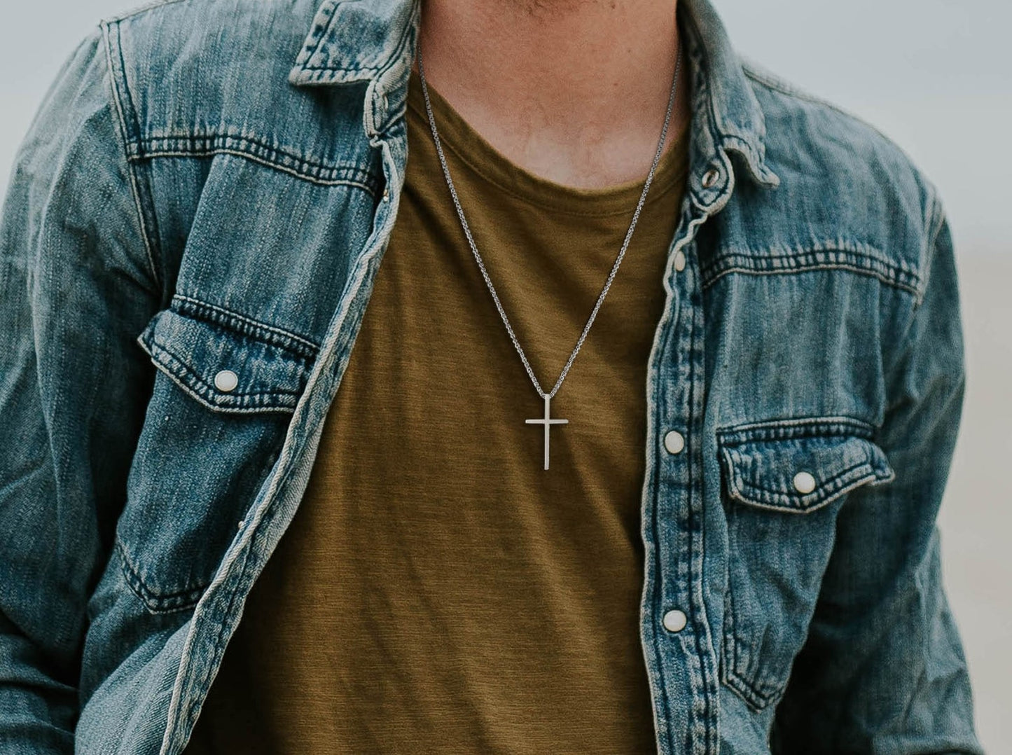 Double Chain 'Simple Cross' - Superior Bracelets