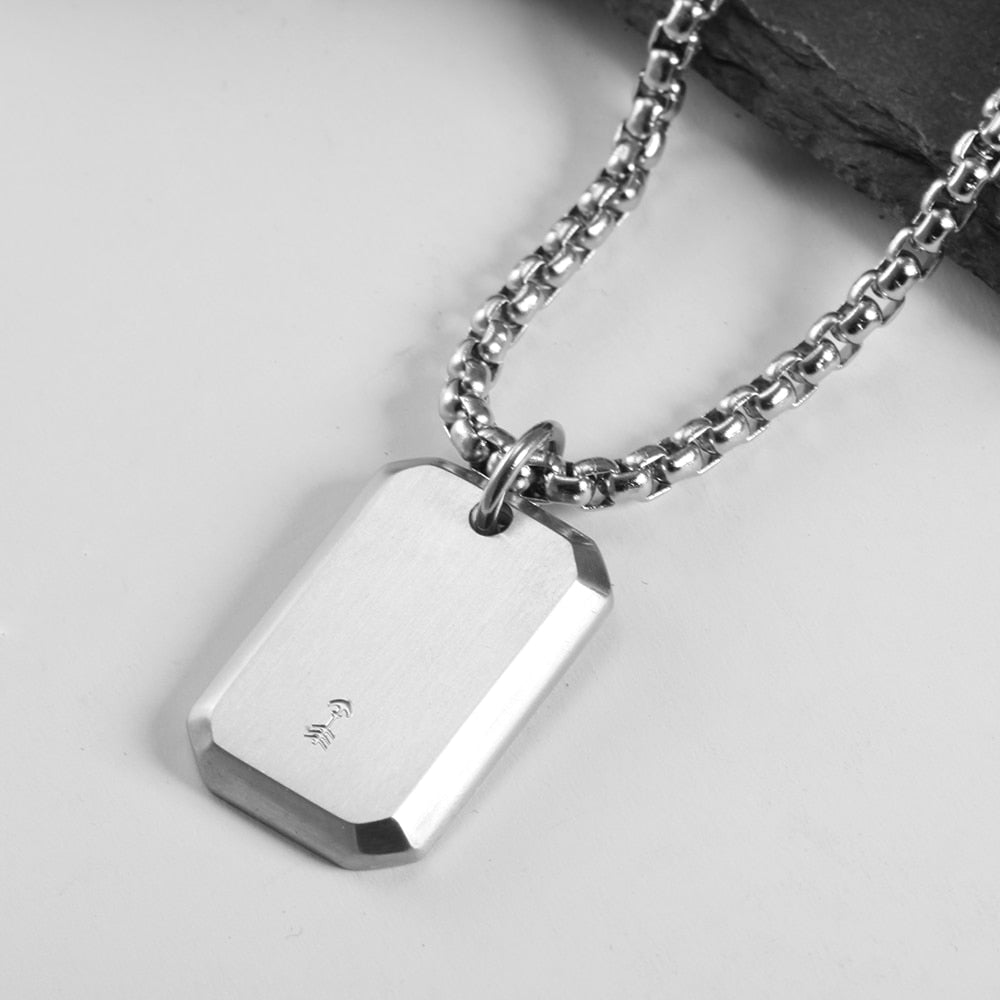 Dog Tag Kette 'Stainless Steel' - Superior Bracelets