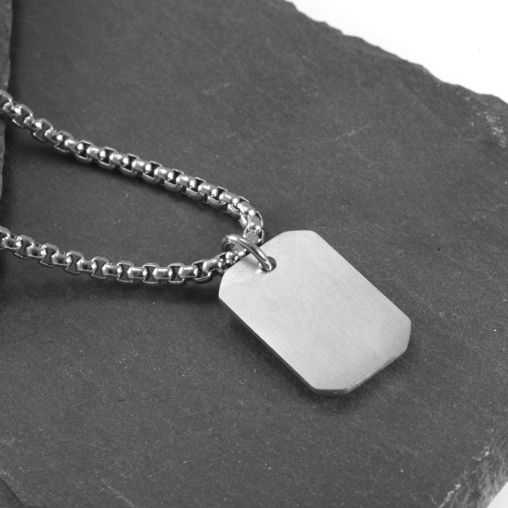 Dog Tag Kette 'Stainless Steel' - Superior Bracelets