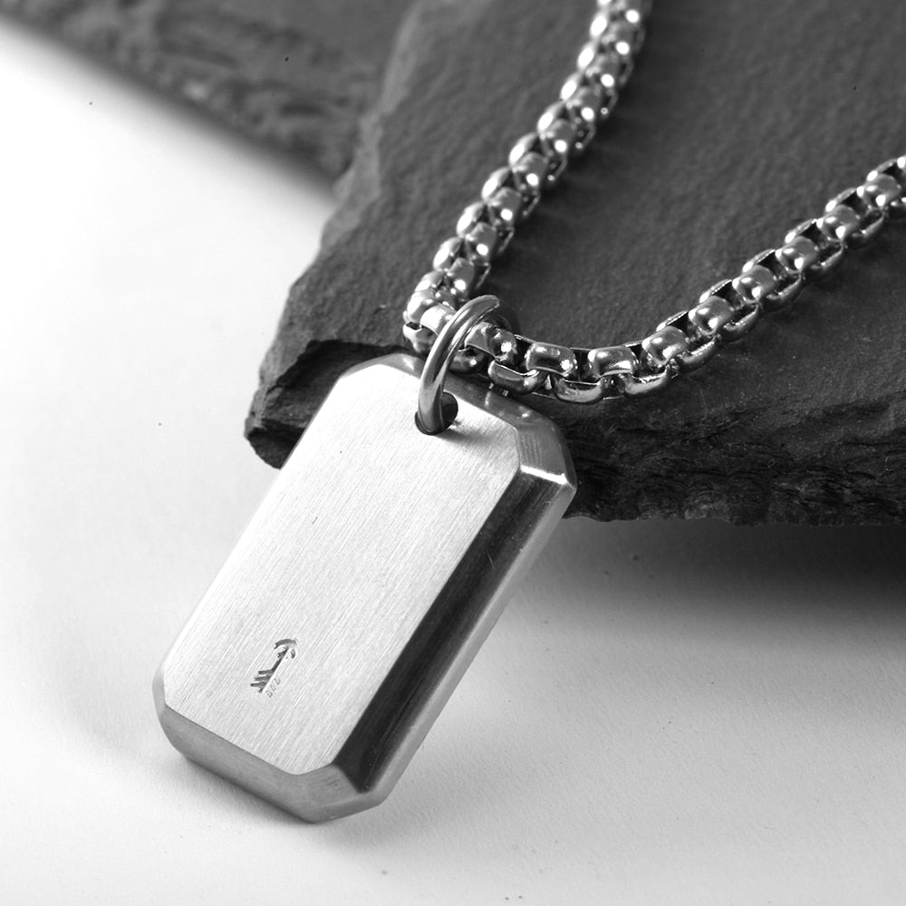 Dog Tag Kette 'Stainless Steel' - Superior Bracelets