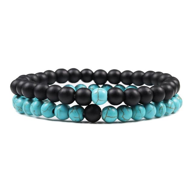 Lavaarmbänder 'Clean Black' - Superior Bracelets