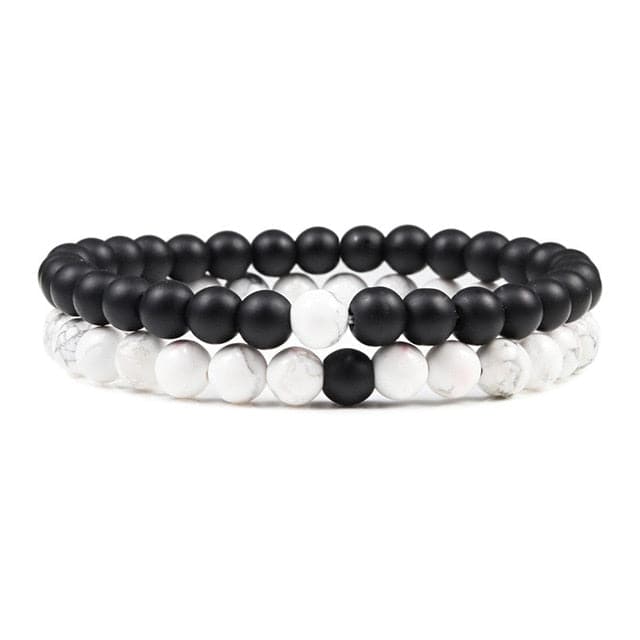 Lavaarmbänder 'Clean Black' - Superior Bracelets