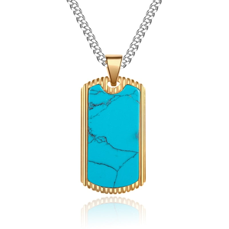 Halskette 'Pietra' | Dog Tag - Superior Bracelets