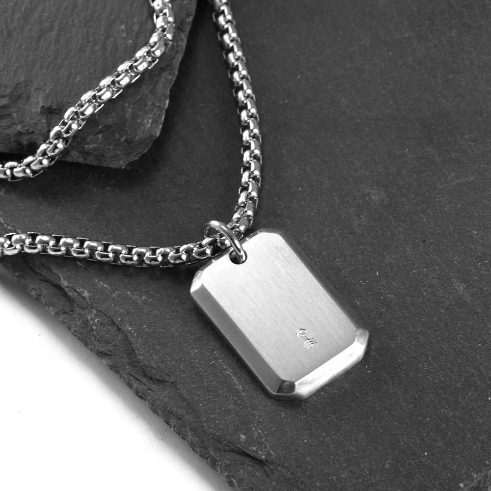 Dog Tag Kette 'Stainless Steel' - Superior Bracelets